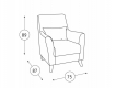 Кресло для отдыха Либерти арт. ТК-232 графитовый серый