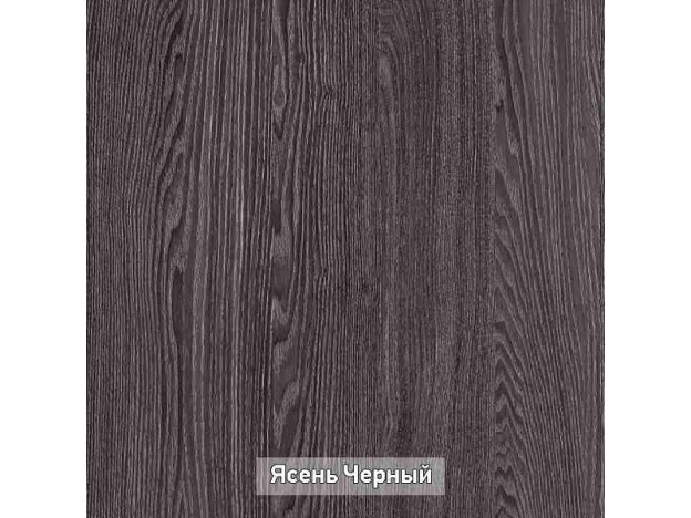 Шкаф 2-х створчатый Гретта-3 дуб сонома-ясень черный